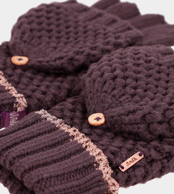 Rękawiczki Anekke Purple Knitted Mittens | 3097EPKQR