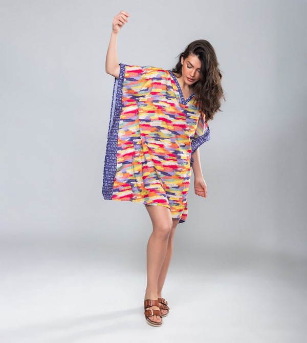 Sukienka Anekke Kene Print Kaftan | 8641OXBIH