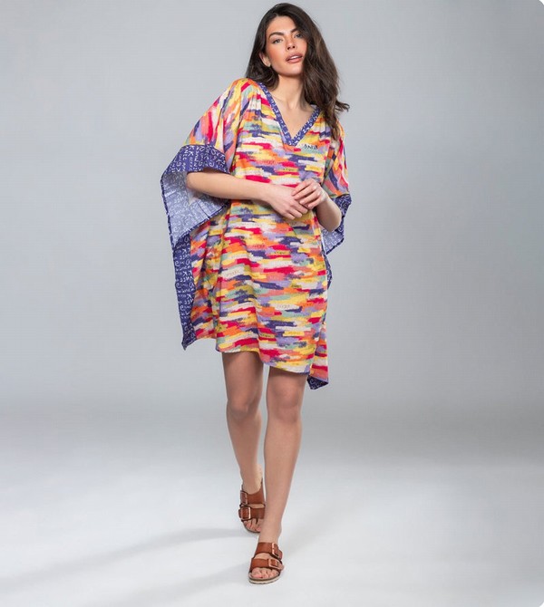 Sukienka Anekke Kene Print Kaftan | 8641OXBIH