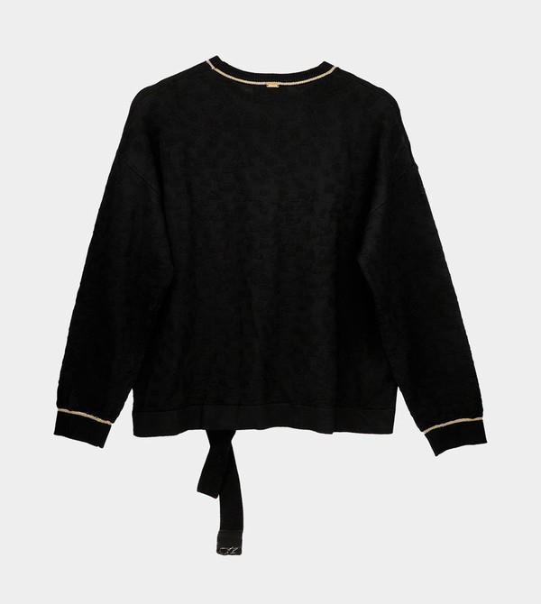 Swetry Anekke Black Shōen Crew Neck | 1084PUGJO