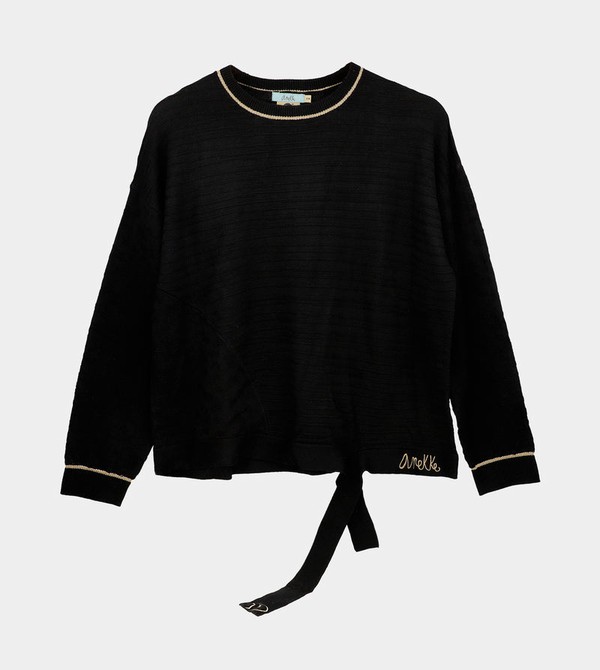 Swetry Anekke Black Shōen Crew Neck | 1084PUGJO