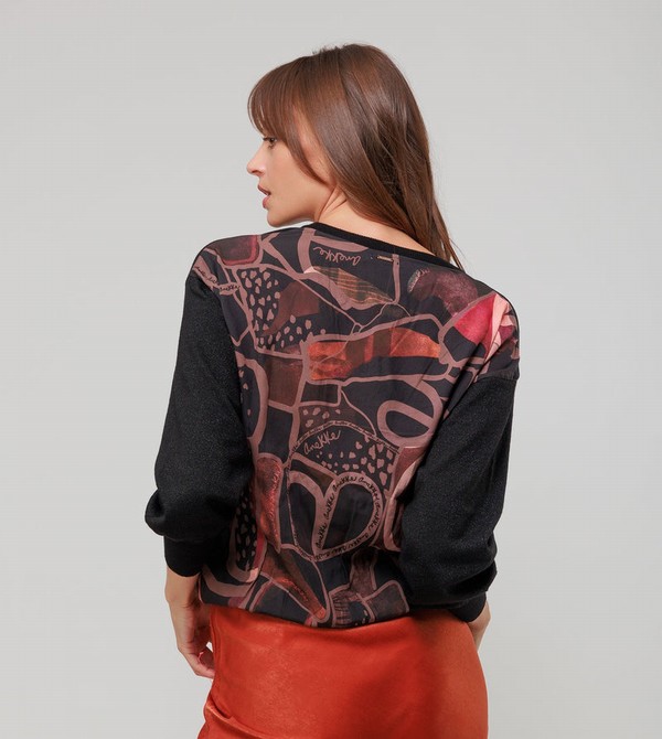 Swetry Anekke Printed Back | 0657HIPOE