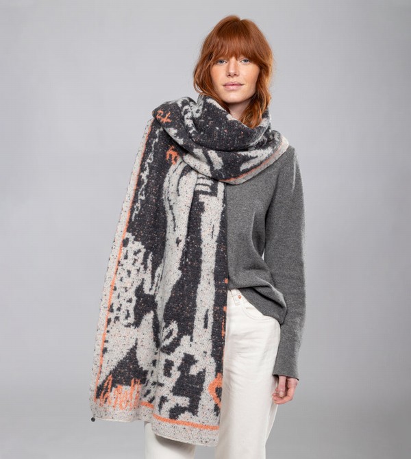 Szalik Anekke Black And White Contemporary. | 7283CBJIY