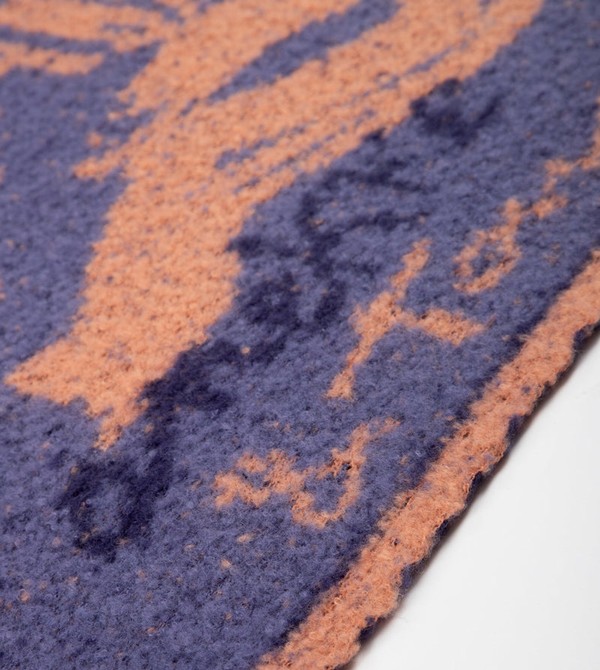 Szalik Anekke Blue And Terracotta Contemporary. | 5938HSGLC