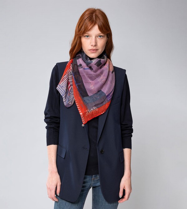 Szalik Anekke Kyomu Blue | 8073FVQUN