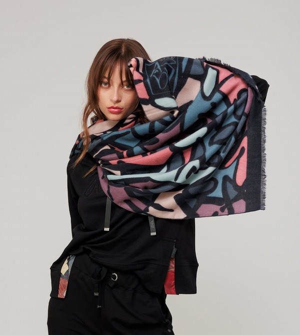 Szalik Anekke Logomania Pashmina | 8790DTUIN