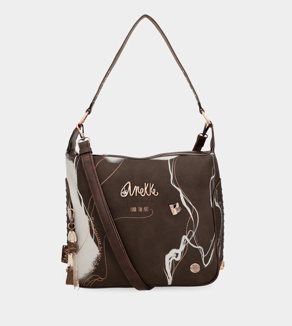 Torba Crossbody Anekke Nature Shodō Brown | 6095QXEIY