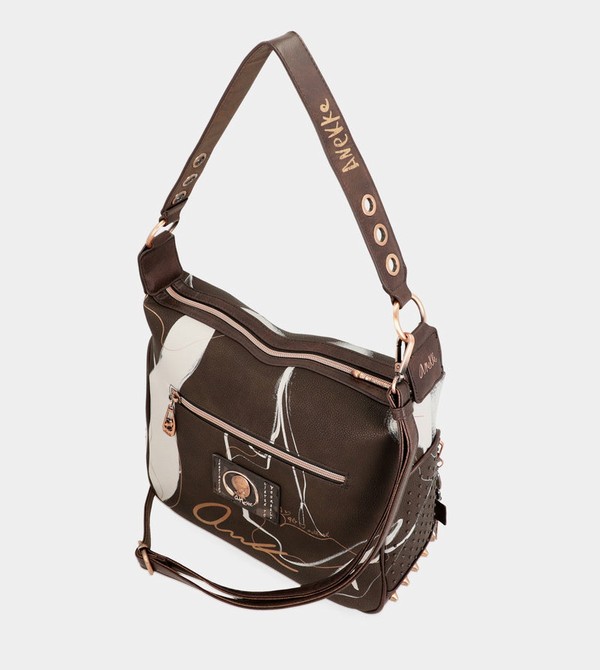 Torba Crossbody Anekke Nature Shodō Brown | 6095QXEIY