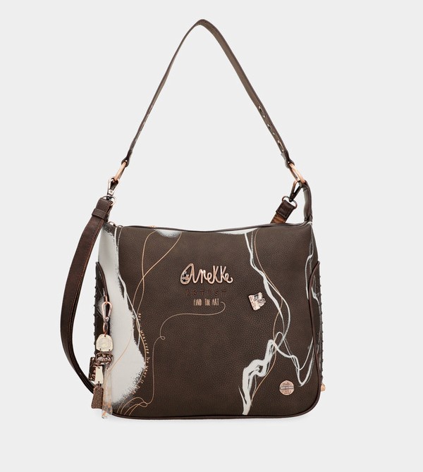 Torba Crossbody Anekke Nature Shodō Brown | 6095QXEIY