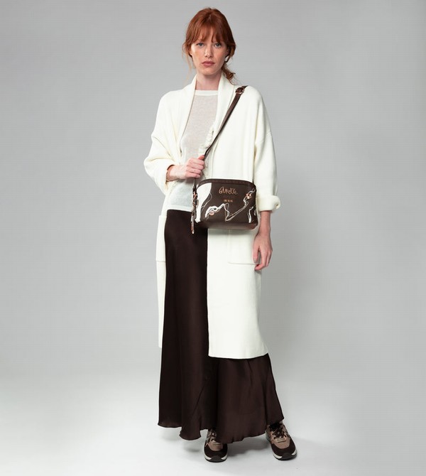 Torba Crossbody Anekke Nature Shodō Brown 3 Compartments | 3524EQNIH