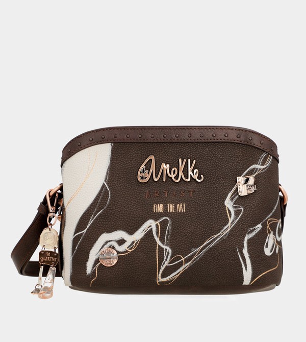 Torba Crossbody Anekke Nature Shodō Brown 3 Compartments | 3524EQNIH