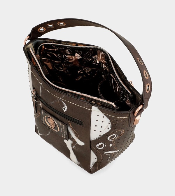 Torba Crossbody Anekke Nature Shodō Medium Brown | 0479AZYTW