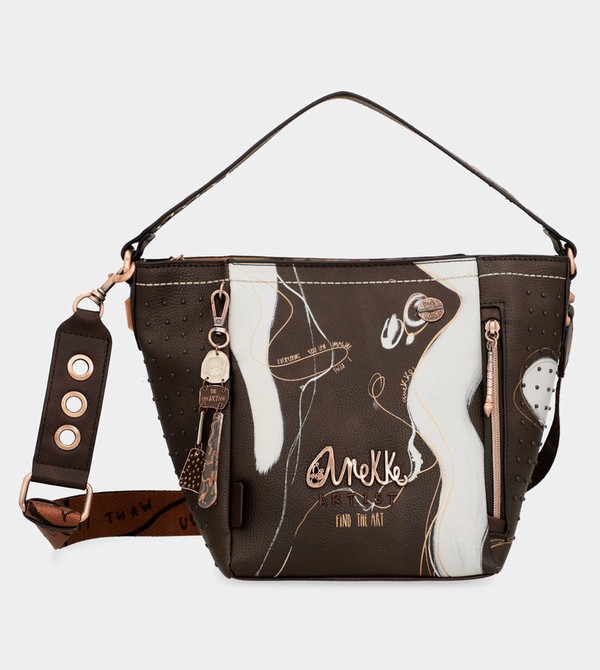 Torba Crossbody Anekke Nature Shodō Medium Brown | 0479AZYTW