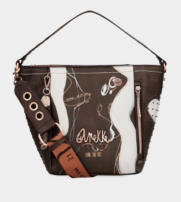Torba Crossbody Anekke Nature Shodō Medium Brown | 0479AZYTW