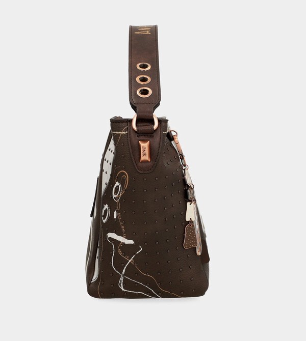 Torba Crossbody Anekke Nature Shodō Medium Brown | 0479AZYTW