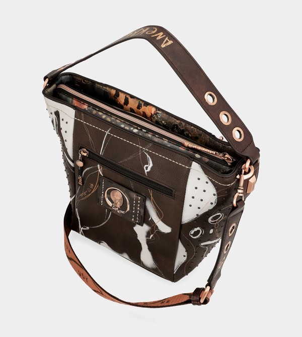 Torba Crossbody Anekke Nature Shodō Medium Brown | 0479AZYTW