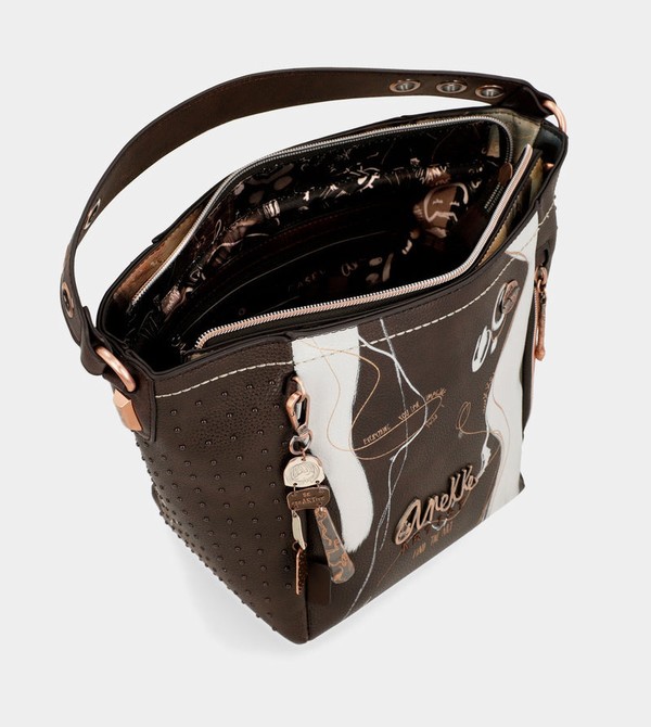Torba Crossbody Anekke Nature Shodō Medium Brown | 0479AZYTW