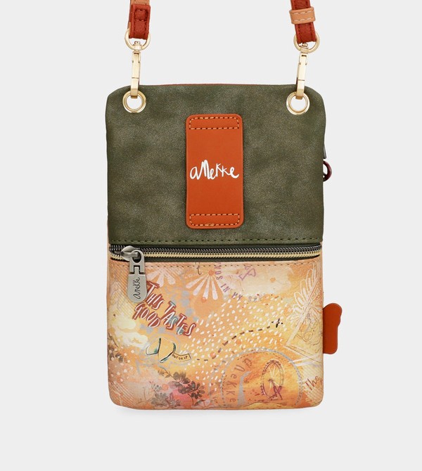 Torba Crossbody Anekke Peace & Love Camel Mini | 7891CZOXD