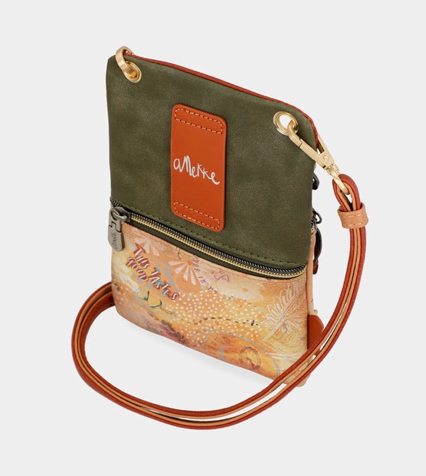 Torba Crossbody Anekke Peace & Love Camel Mini | 7891CZOXD