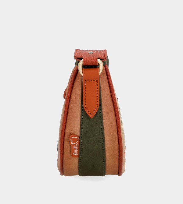 Torba Crossbody Anekke Peace & Love Camel Oval | 9280ZPFGK