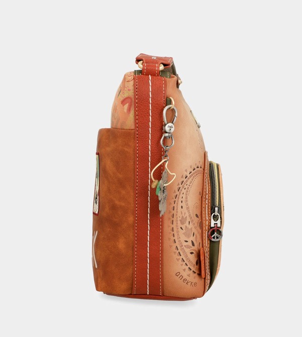 Torba Crossbody Anekke Peace & Love Camel Large | 4612AIHEZ