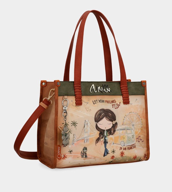 Torba Crossbody Anekke Peace & Love Camel | 3760QPDHC