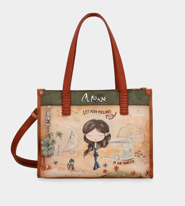 Torba Crossbody Anekke Peace & Love Camel | 3760QPDHC
