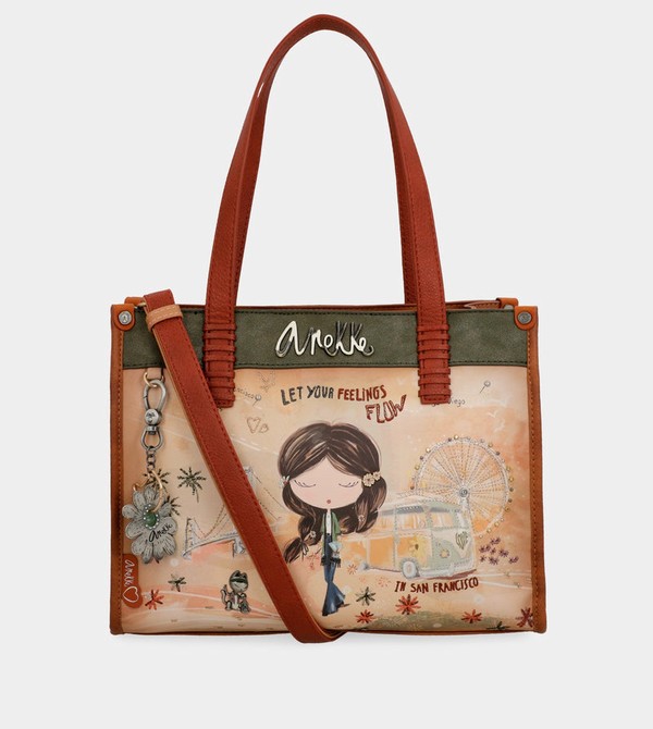 Torba Crossbody Anekke Peace & Love Camel | 3760QPDHC