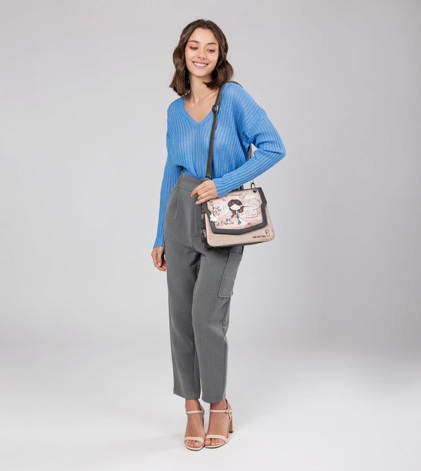 Torba Crossbody Anekke Peace & Love Pink Flap | 8720SPNTX