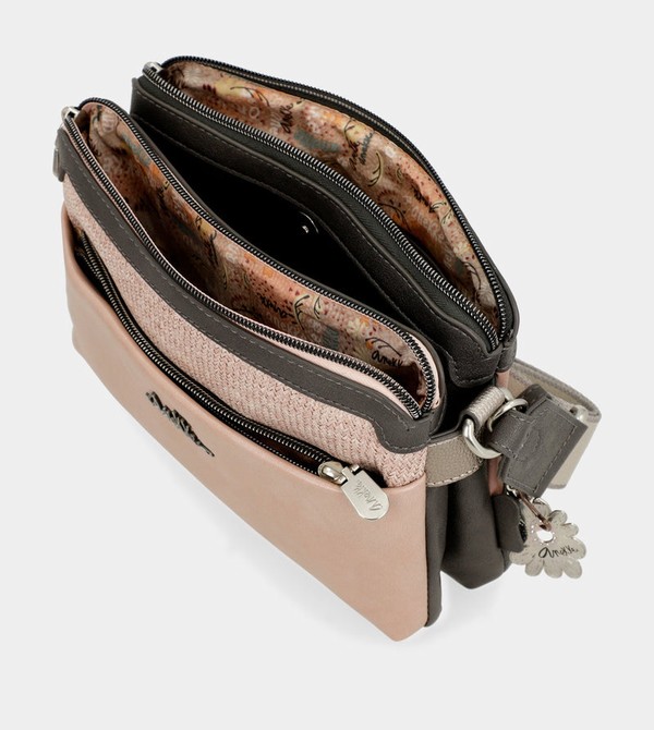 Torba Crossbody Anekke Peace & Love Pink 2-compartment | 9456RJZLM
