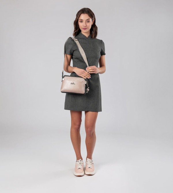 Torba Crossbody Anekke Peace & Love Pink 2-compartment | 9456RJZLM