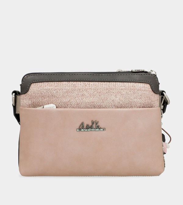 Torba Crossbody Anekke Peace & Love Pink 2-compartment | 9456RJZLM