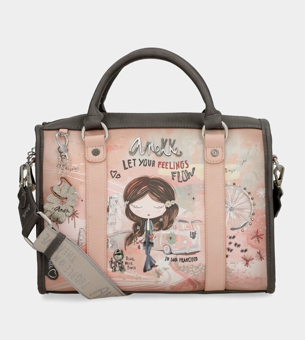 Torba Crossbody Anekke Peace & Love Pink Bowling | 0895ZECHR