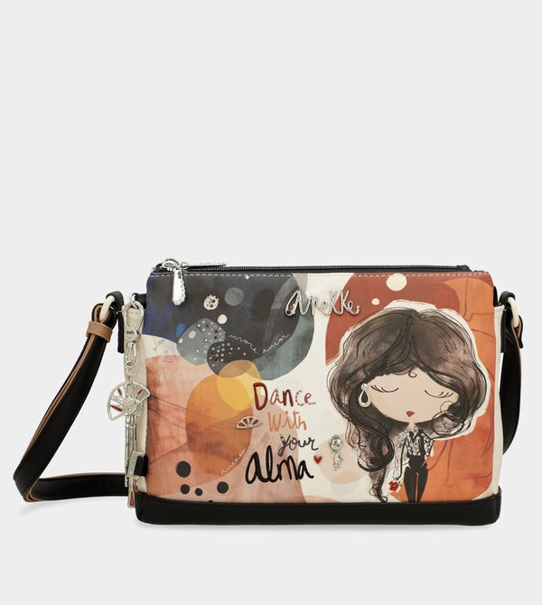 Torba Crossbody Anekke Printed With 3 Compartments Alma | 8179NQXJY
