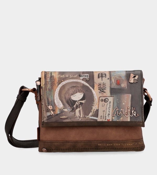 Torba Crossbody Anekke Shōen 3 Compartment Flap | 2539MTQFO