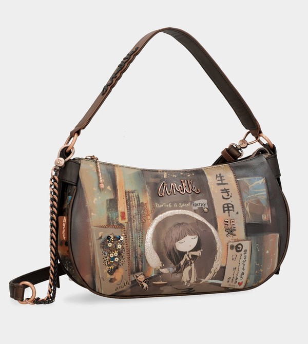 Torba Crossbody Anekke Shōen Oval With Chain | 9831HJPOV
