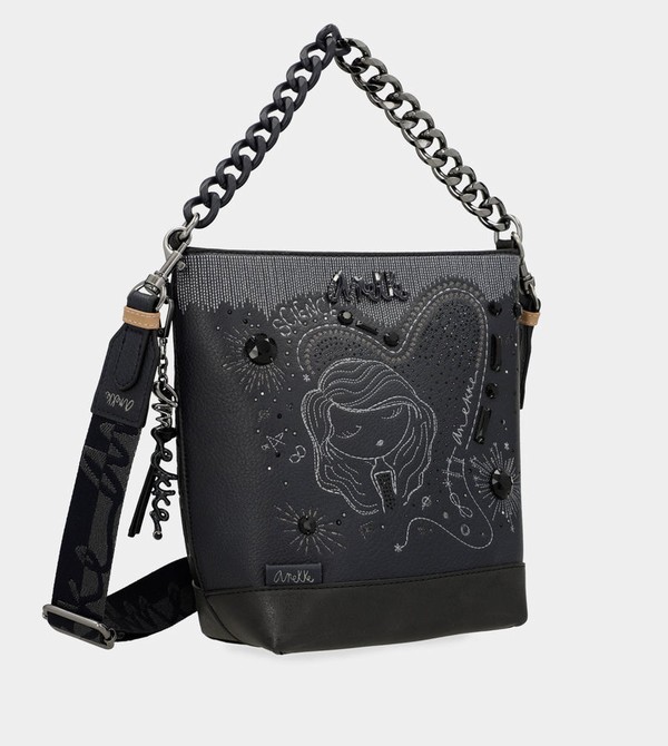 Torba Crossbody Anekke Studio Navy Blue Medium | 8307ZGQXO