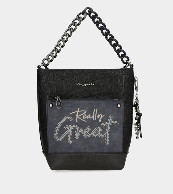 Torba Crossbody Anekke Studio Navy Blue Medium | 8307ZGQXO