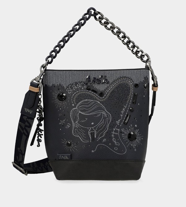Torba Crossbody Anekke Studio Navy Blue Medium | 8307ZGQXO