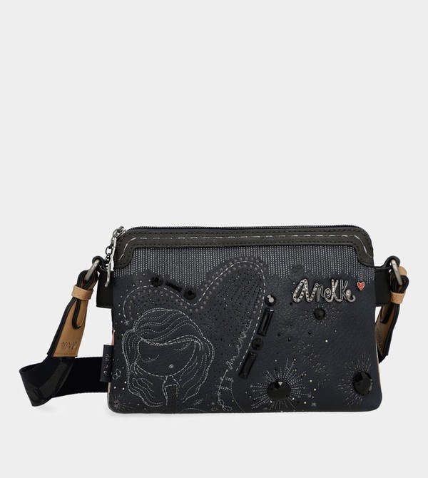 Torba Crossbody Anekke Studio Navy Blue 2-compartment | 0719UMKRQ
