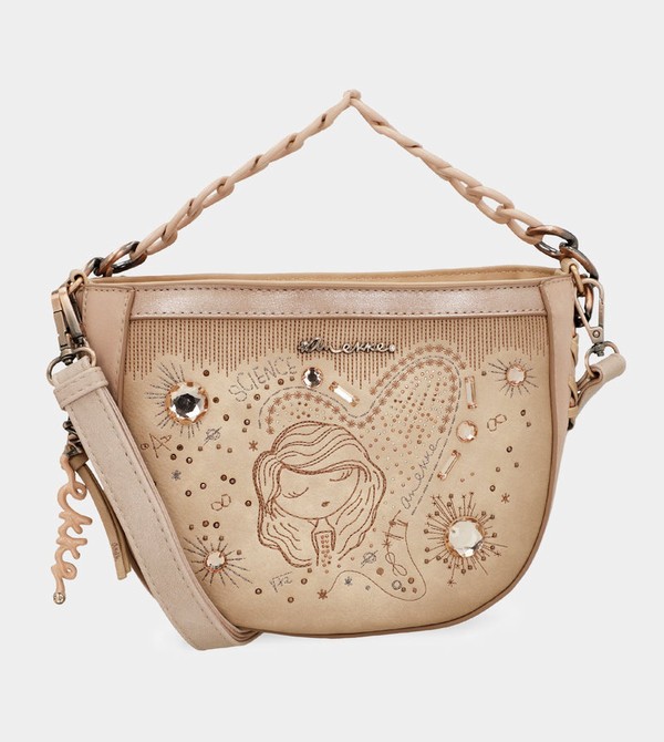 Torba Crossbody Anekke Studio Nude Oval | 8407OQHES