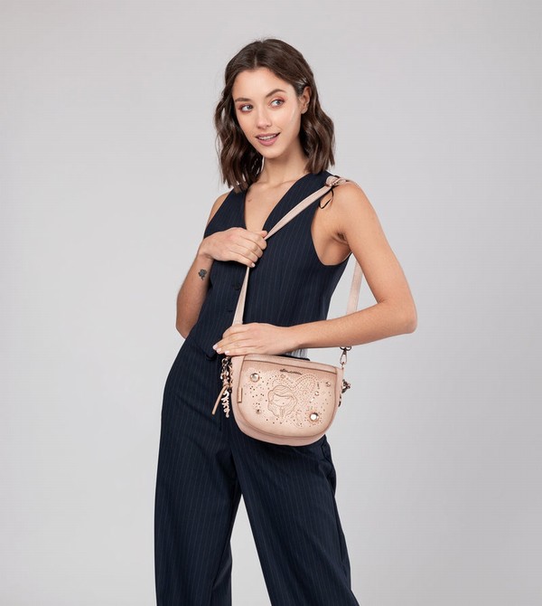 Torba Crossbody Anekke Studio Nude Oval | 8407OQHES