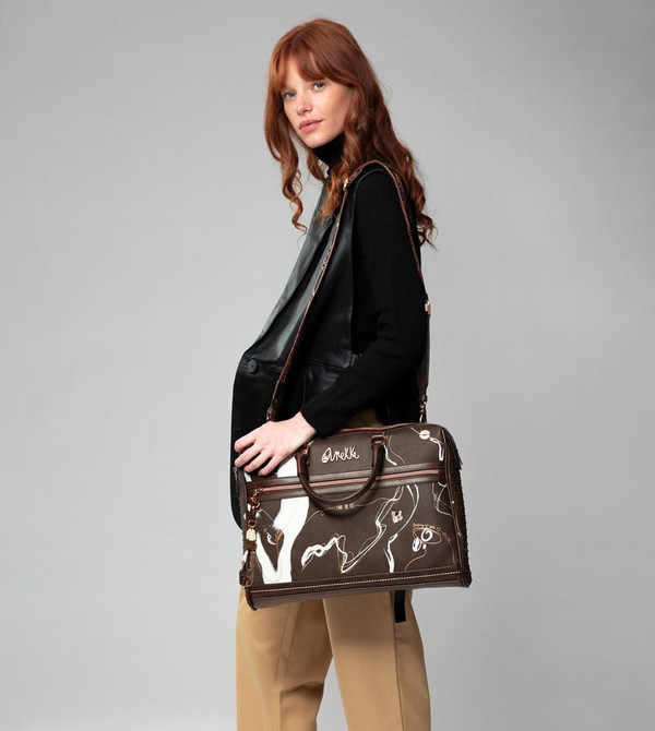 Torby Na Dokumenty Anekke Brown Briefcase Nature Shodō | 0492DVNMP