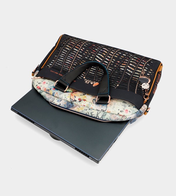 Torby Na Dokumenty Anekke Nature Pachamama Navy Blue Document Holder | 2381EHRPZ
