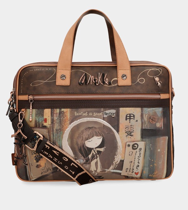 Torby Na Dokumenty Anekke Shōen Brown Document Holder | 6120MSZDB