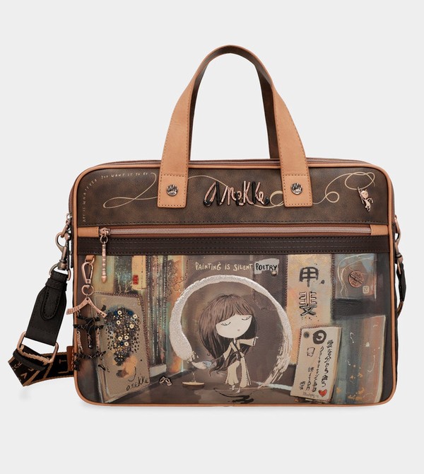 Torby Na Dokumenty Anekke Shōen Brown Document Holder | 6120MSZDB