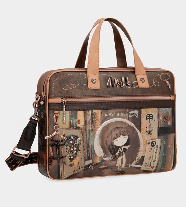 Torby Na Dokumenty Anekke Shōen Brown Document Holder | 6120MSZDB