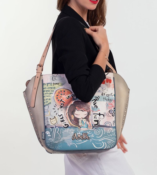 Torby Przez Ramię Anekke Fun & Music Oval Shopper | 2378IMGYE