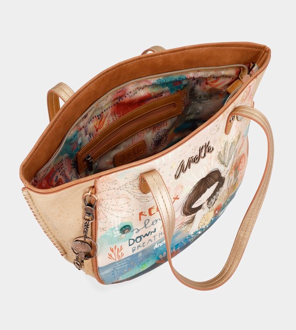 Torby Przez Ramię Anekke Mediterranean Oval Shopper | 5248ZRYJW