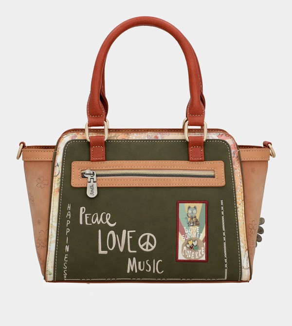 Torby Przez Ramię Anekke Peace & Love Camel Bowling | 3805ABHOP